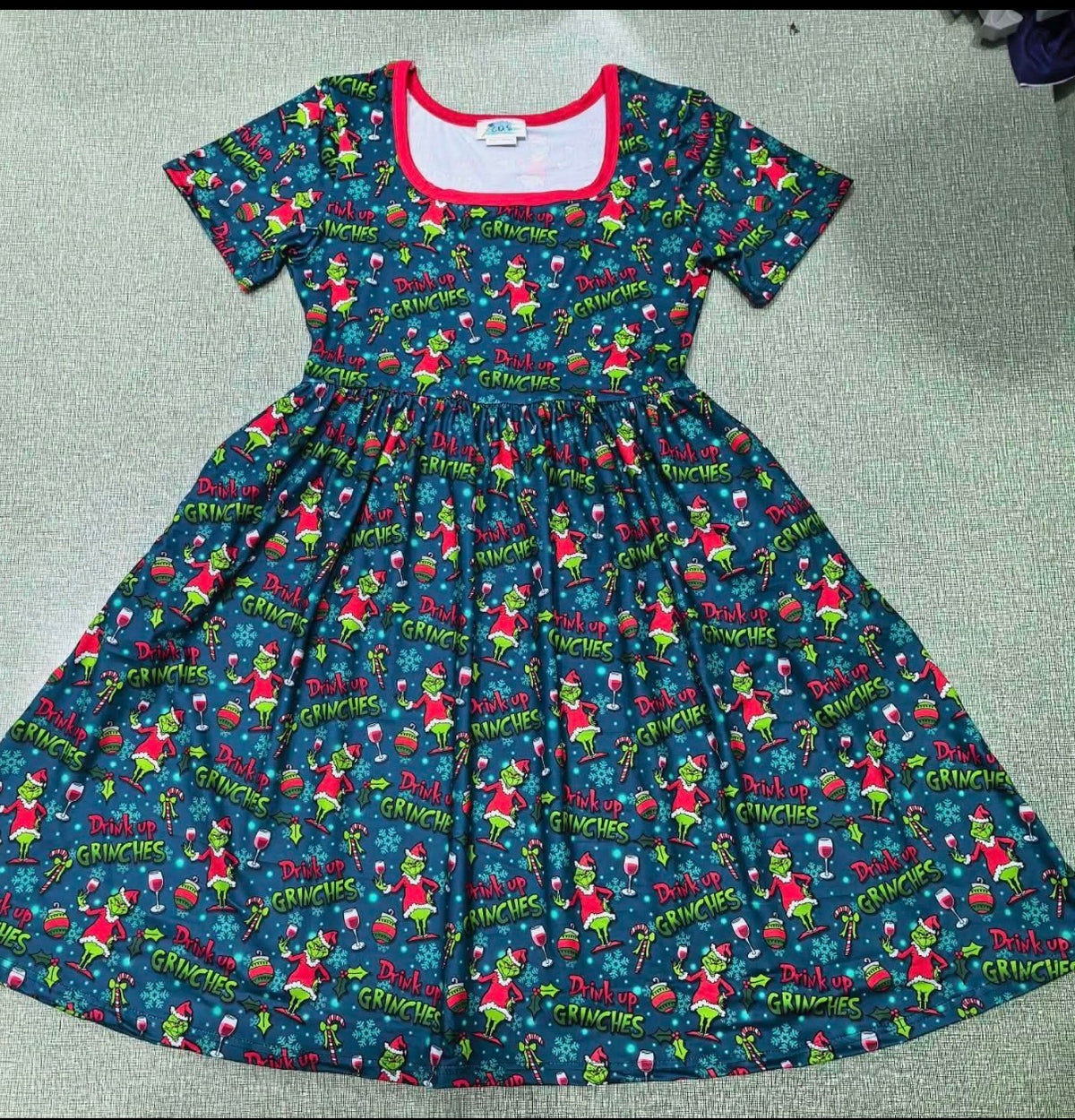 Drink up grinches dress