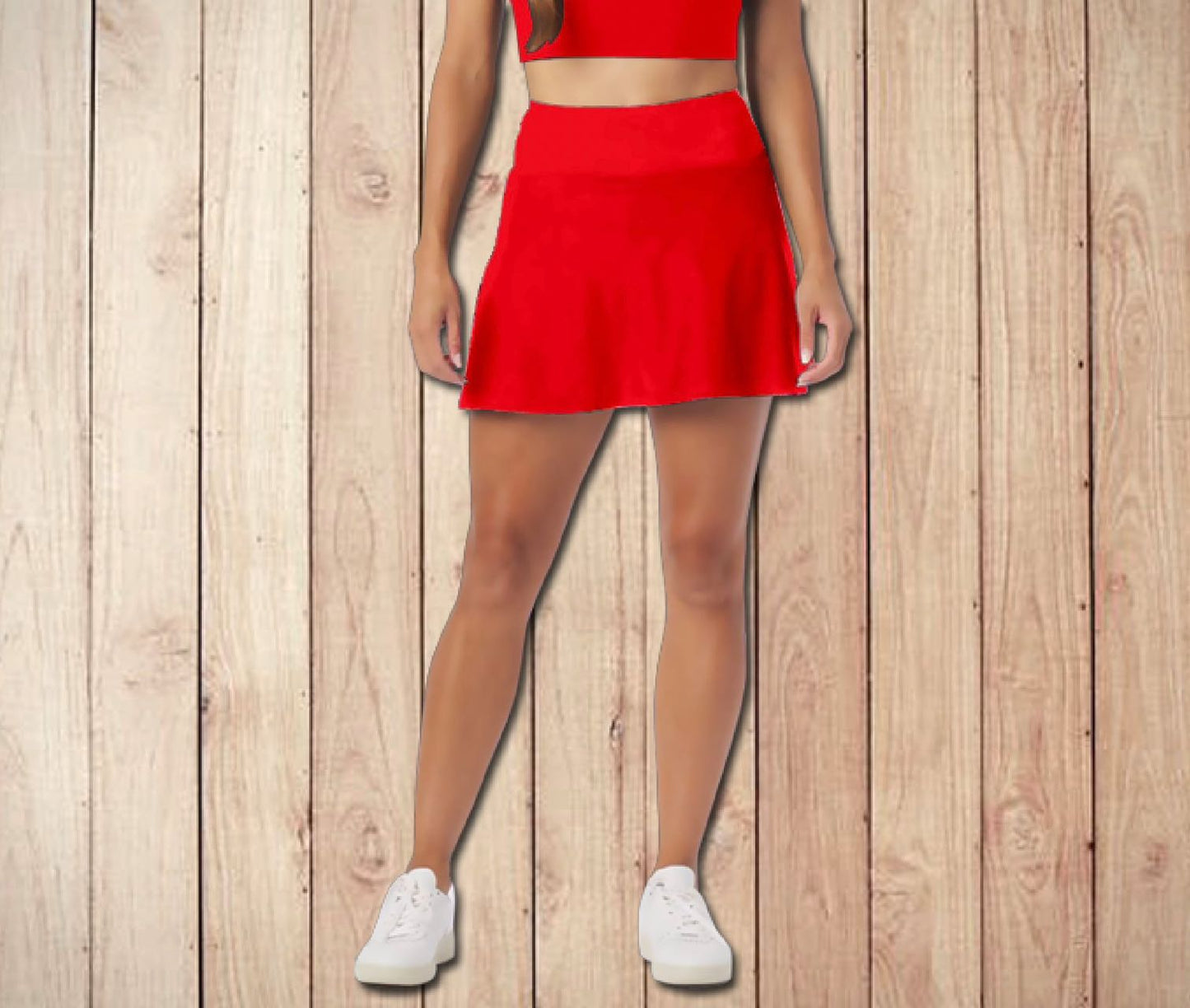 Red Skort
