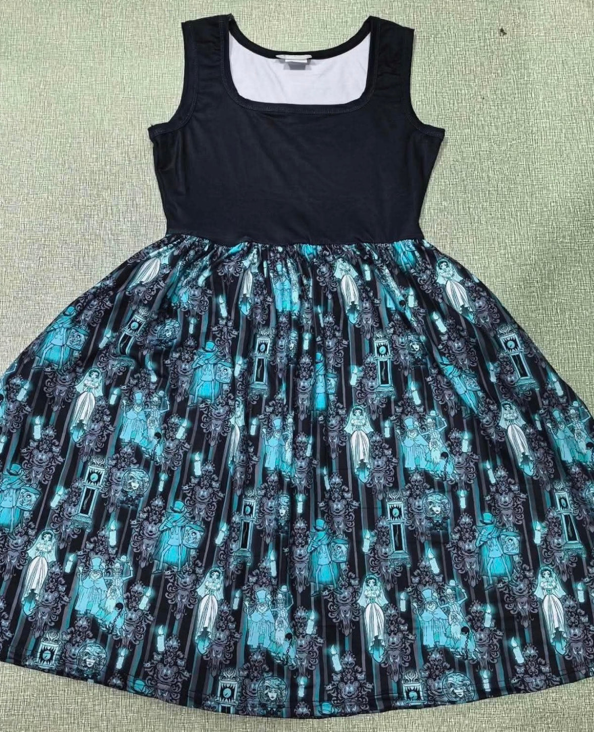Black and Blue Haunted Mansion