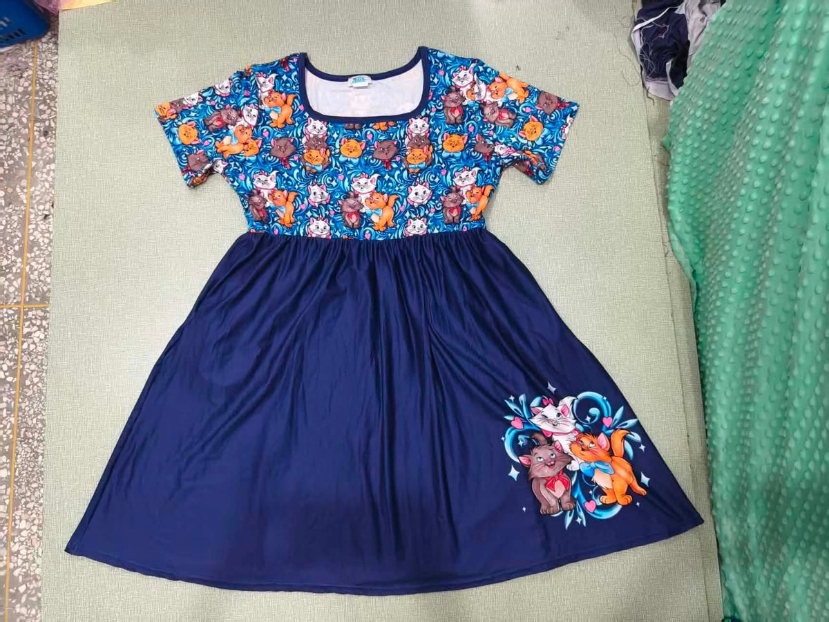 Marie two toned dress