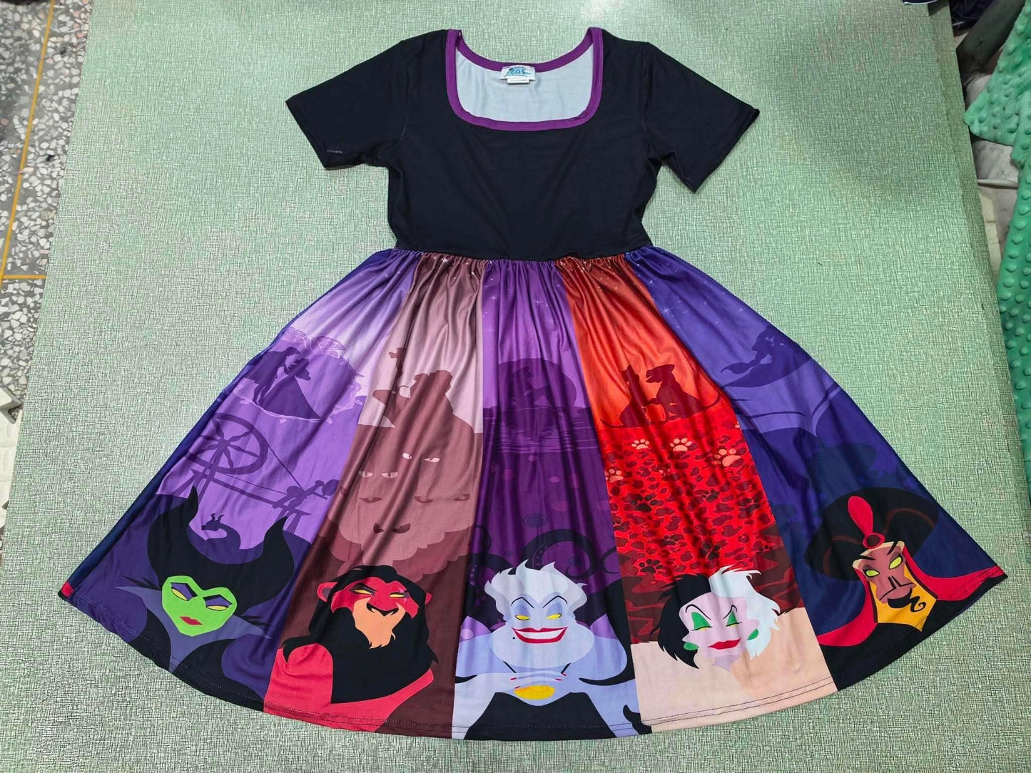 Villain Panel Halloween Dress