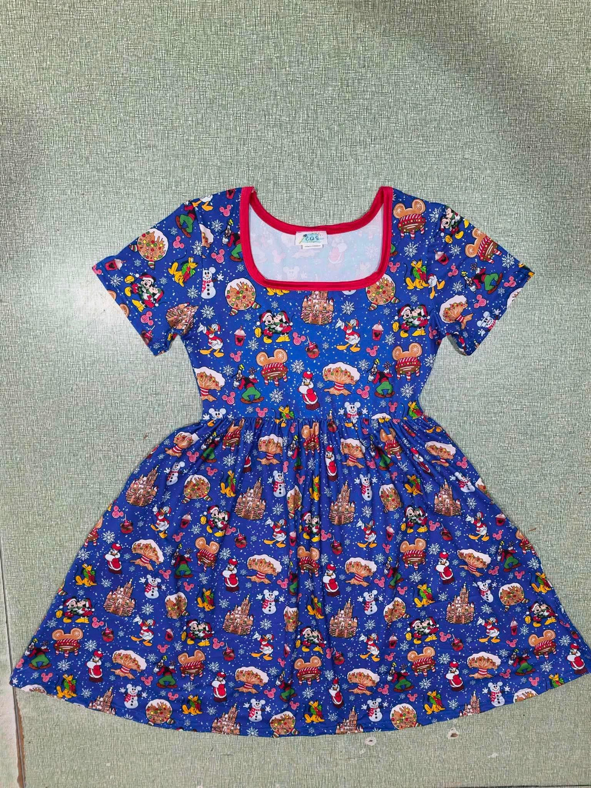 Blue Christmas dress