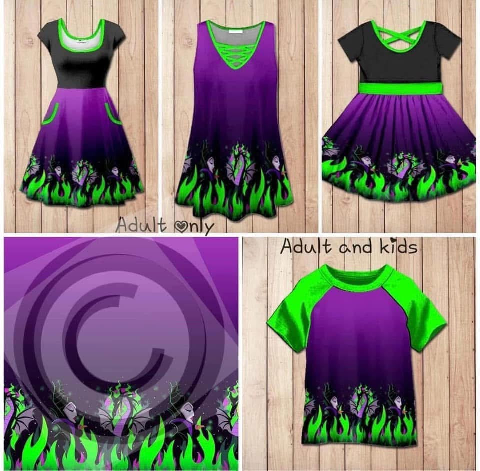 Maleficient Dress