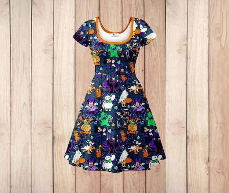 Halloween Character Blue Dress