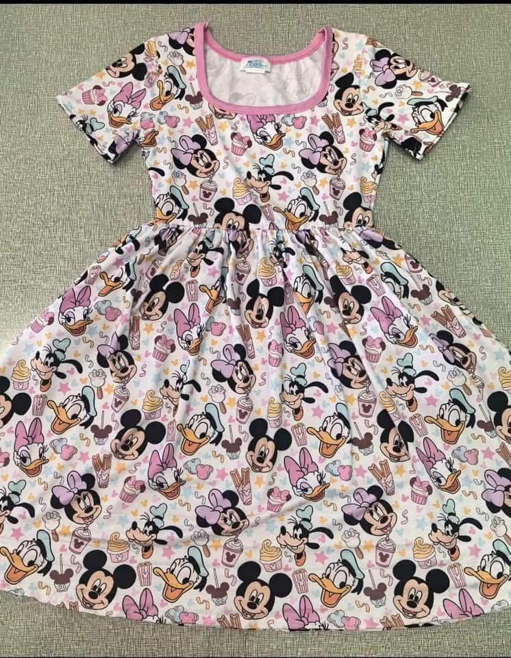 Pink Snacks Dress