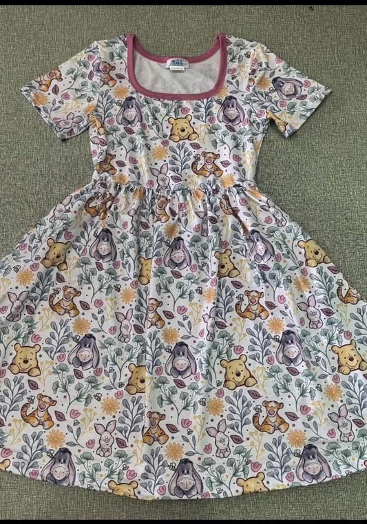 Pooh Floral Dress
