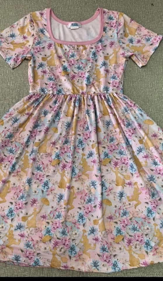 Mary Poppins Floral Dress