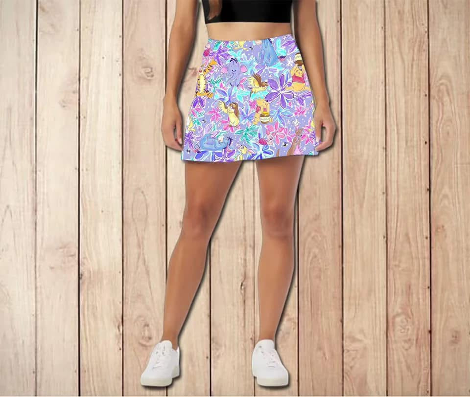 Purple Pooh Skort