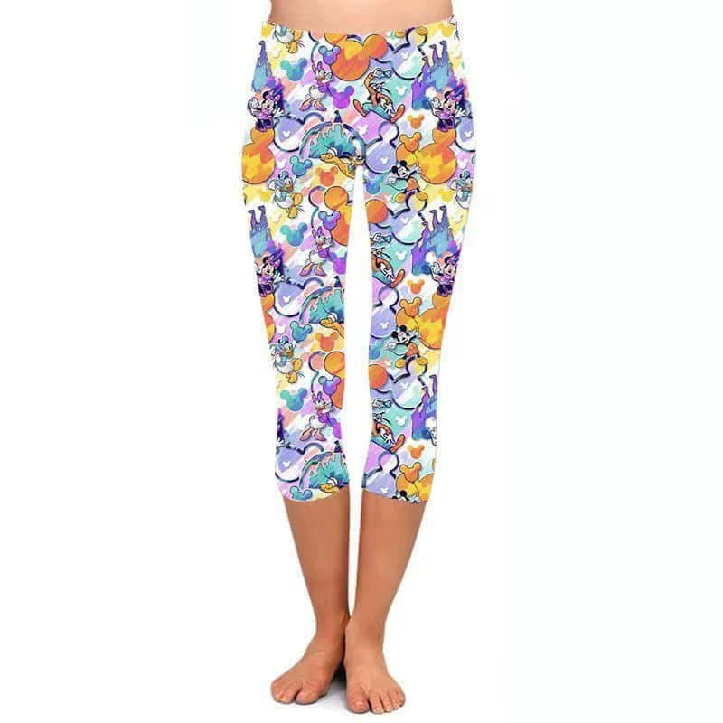 Colorful fab 5 capris