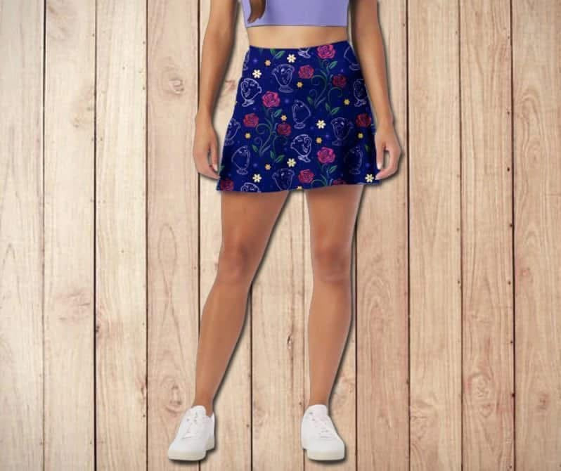 Floral Chip Skort