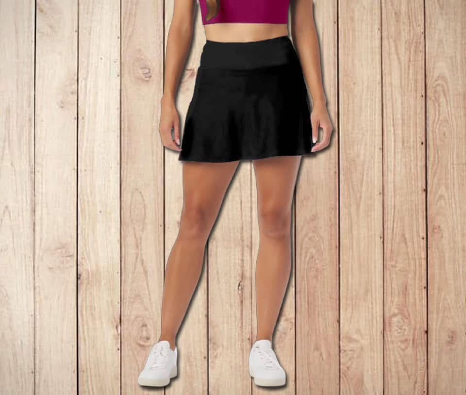 Black Skort