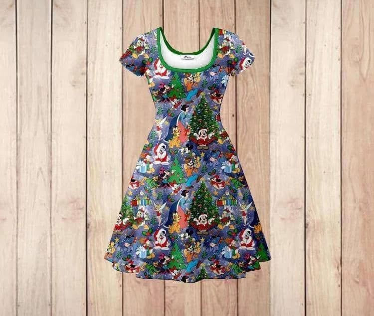 Blue Christmas dress