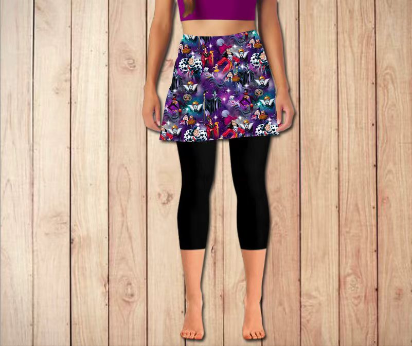 Villain Skirted Capris
