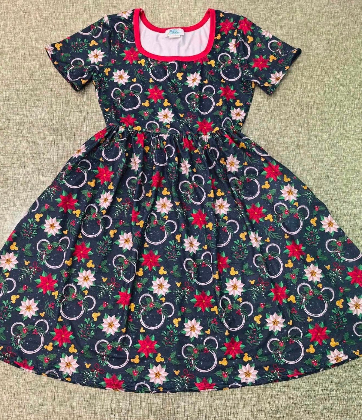Poinsetta Dress