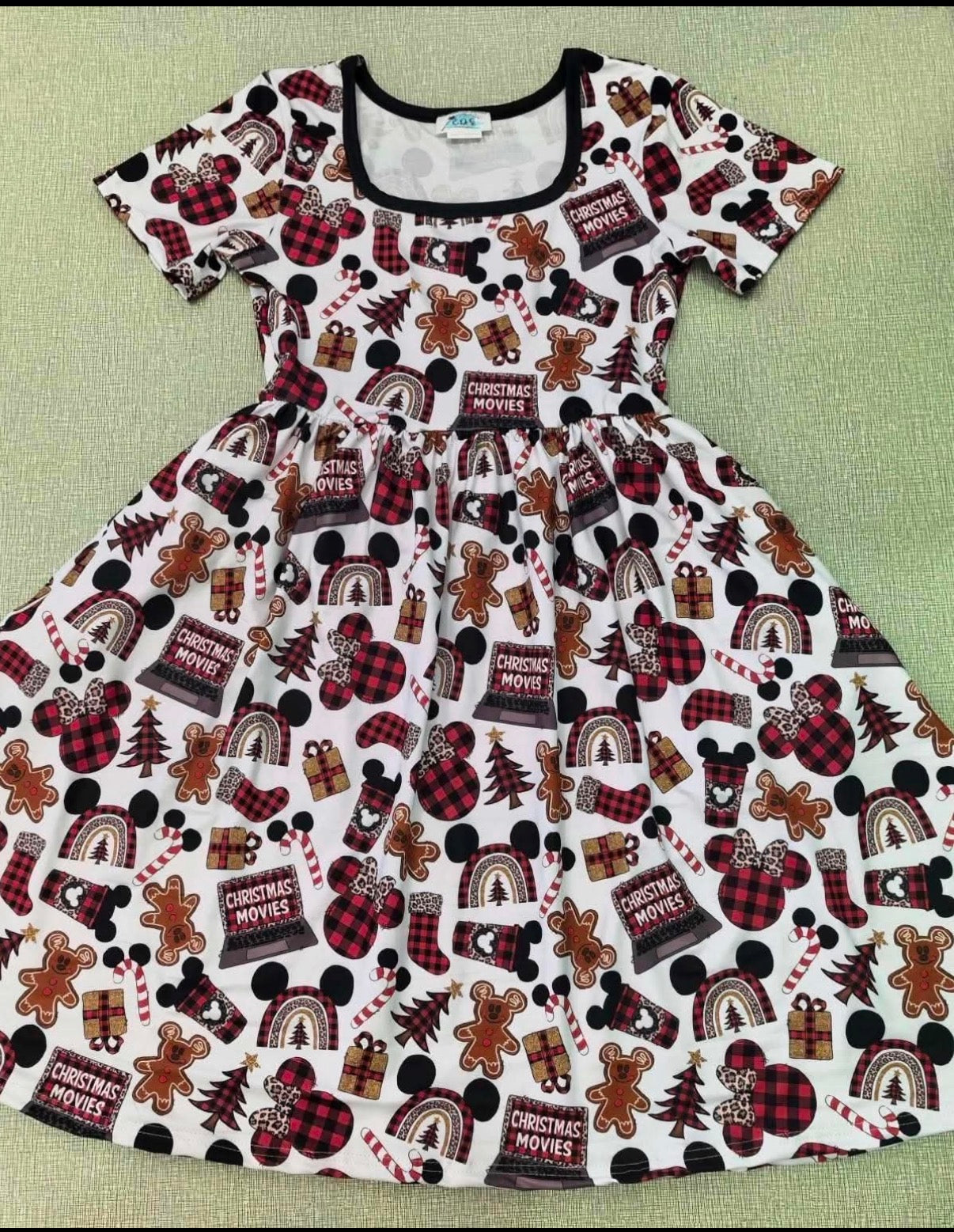 Buffalo plaid dress