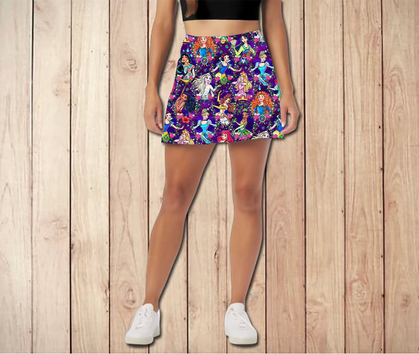 Purple princess skort