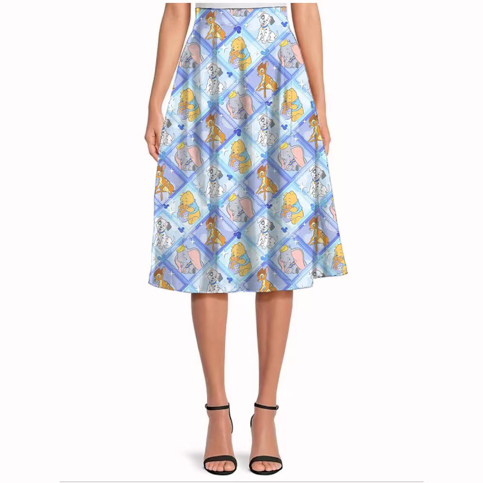 Classical characters swing skirt