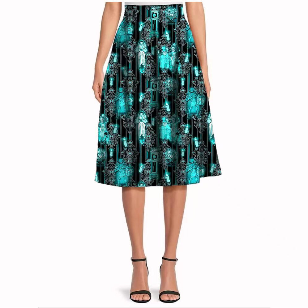 Haunted Mansion swing skirt