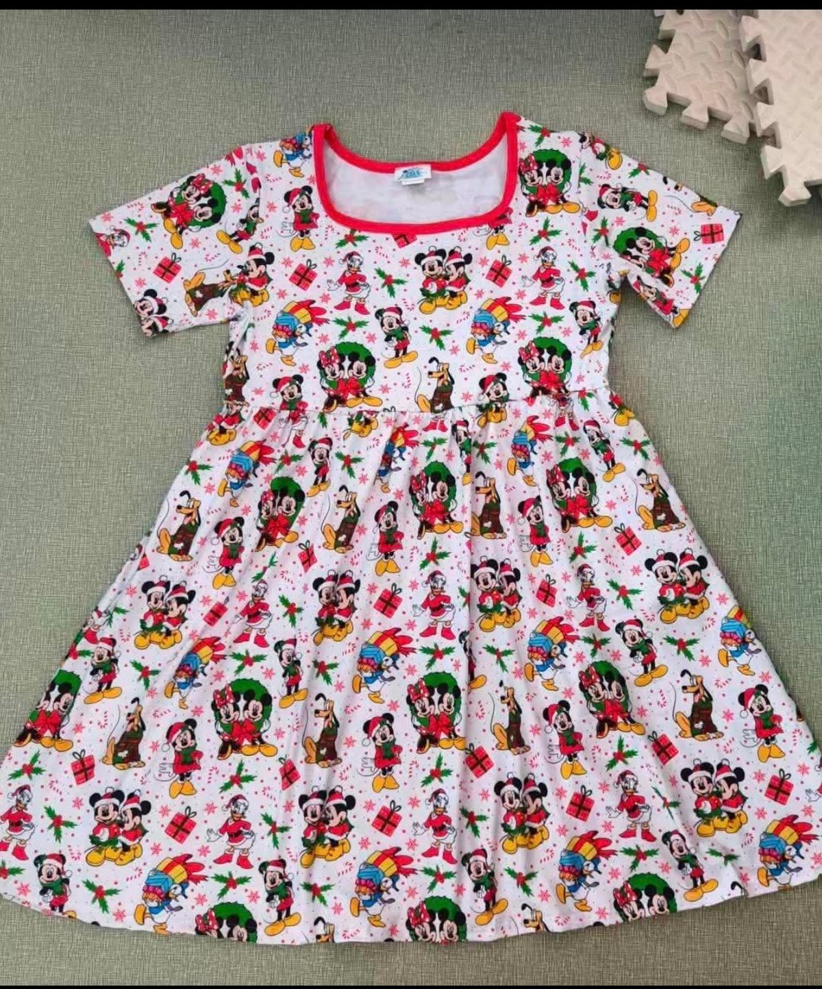White fab 5 Christmas dress
