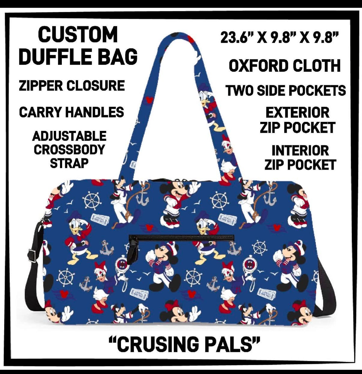 Cruise duffle bag