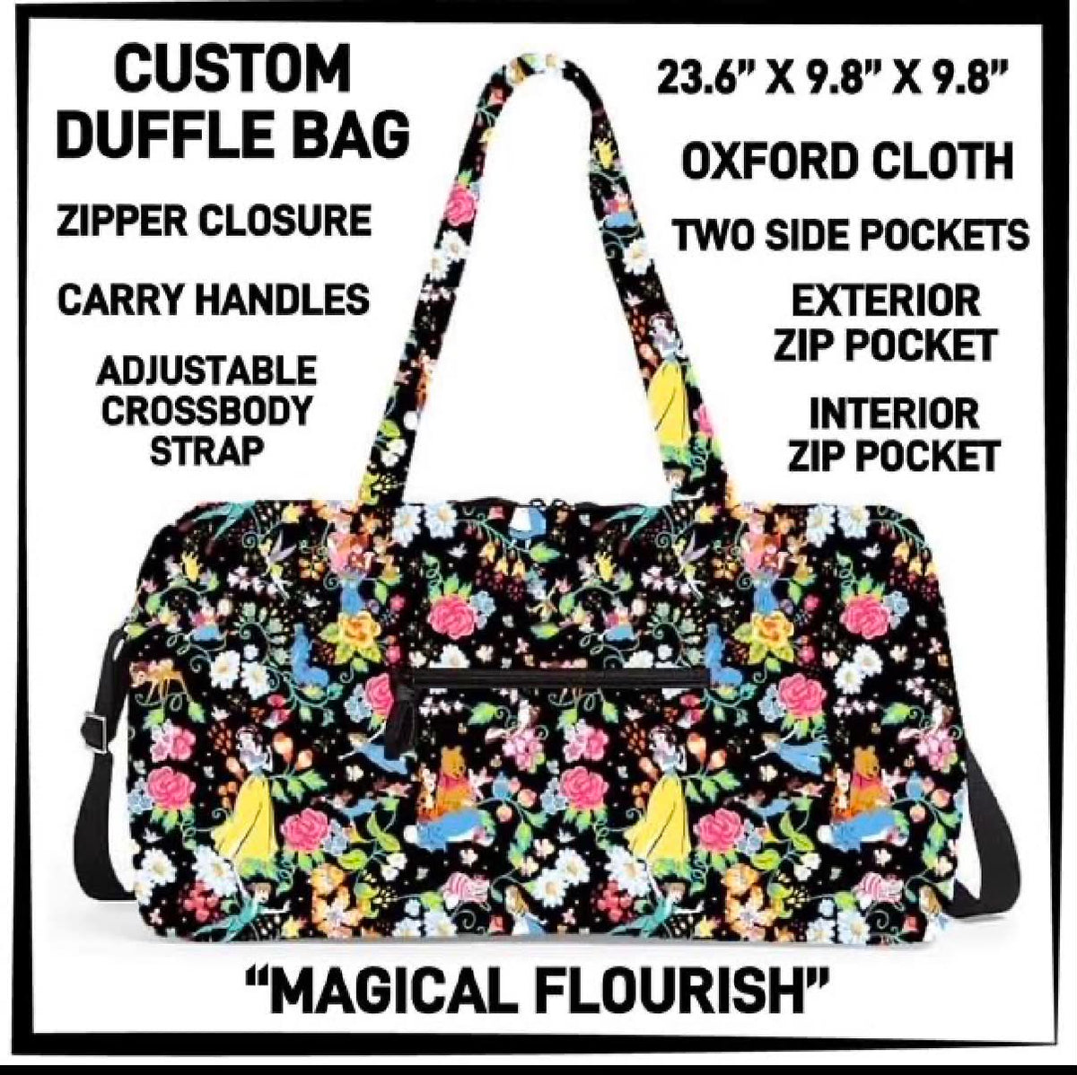 Vb inspired friends duffle bag