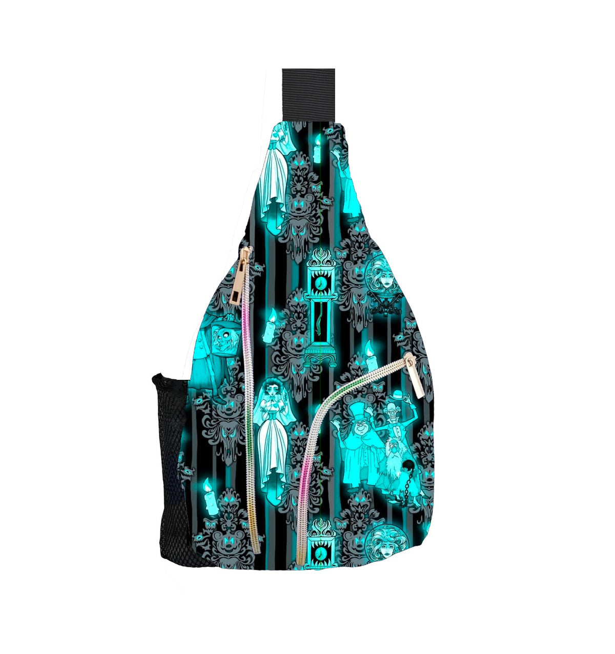 Haunted mansion sling bag
