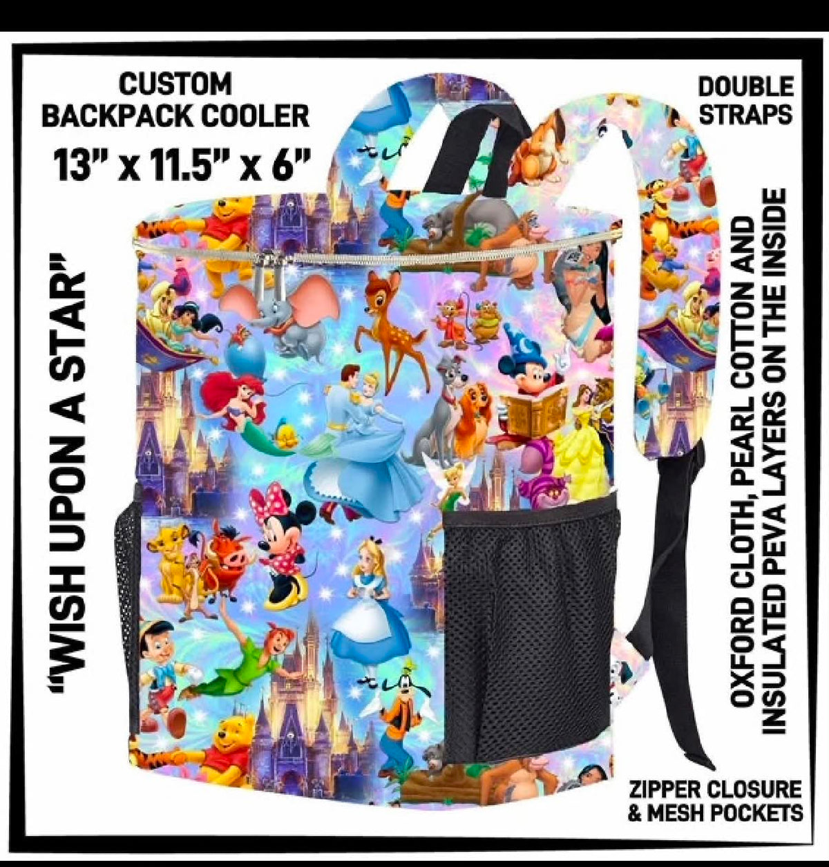 Wish upon a star cooler bag
